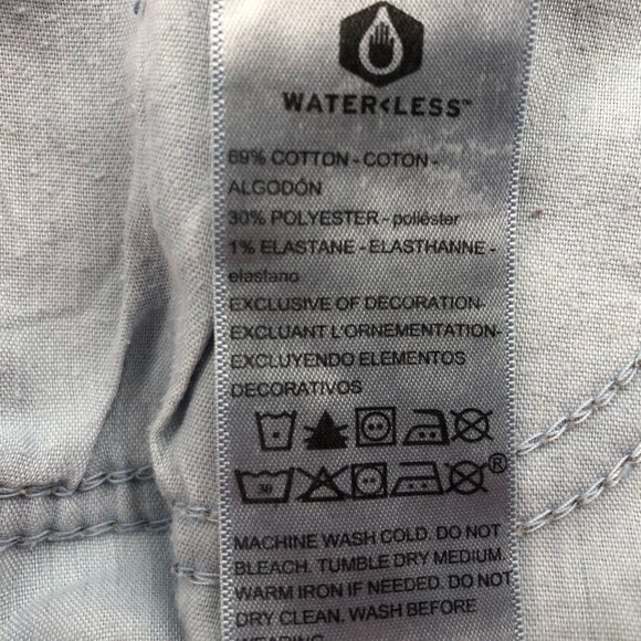 Levis Signature Womens Jean Shorts Suze 12 Mid-Rise Blue Denim Casual Cuffed - Picture 10 of 14